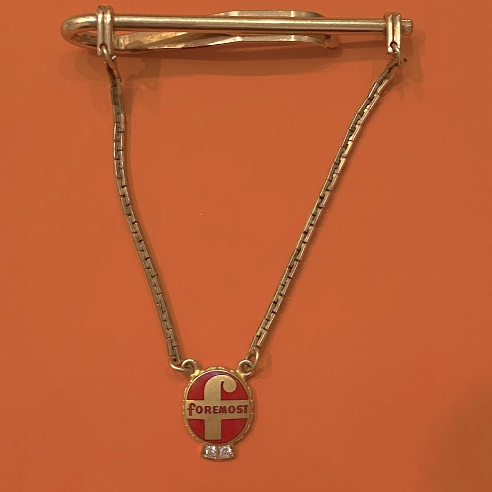 foremost inc. rare service award tie clip pins